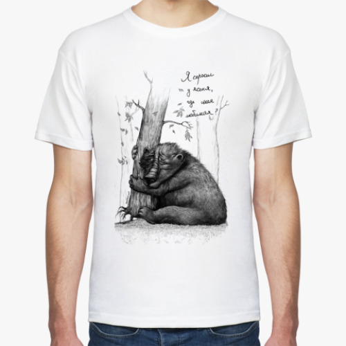 Футболка с принтом Ясень