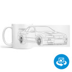 Кружка 330 мл (круговая запечатка)