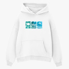 Толстовка худи оверсайз