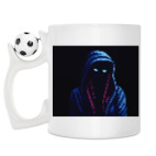 Кружка с футбольным мячиком