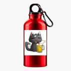 Металлическая бутылка 400 мл UV-DTF