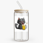 Банка с бамбуковой крышкой