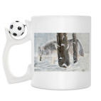 Кружка с футбольным мячиком