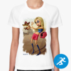 Женская спортивная футболка