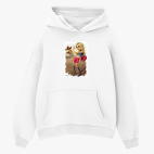 Толстовка худи оверсайз