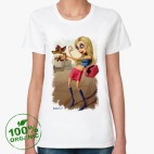 Женская футболка органик