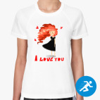 Женская спортивная футболка