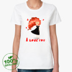 Женская футболка органик