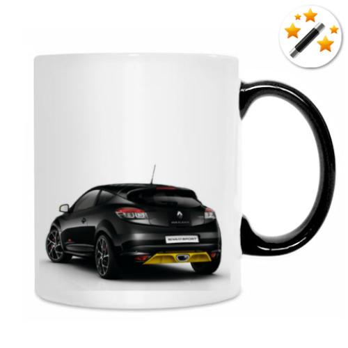 Кружка-хамелеон с принтом Автомобиль