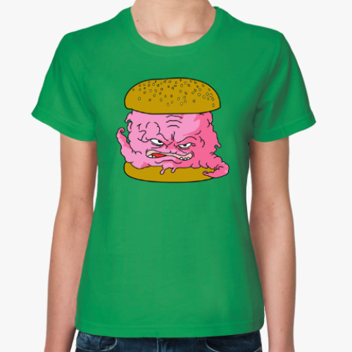Женская футболка Burger Krang