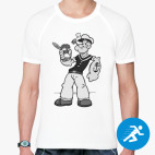 Мужская спортивная футболка