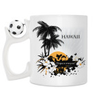 Кружка с футбольным мячиком