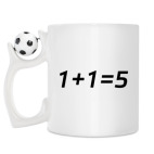 Кружка с футбольным мячиком