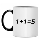 Кружка двухцветная