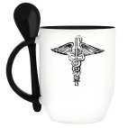 Кружка с ложкой