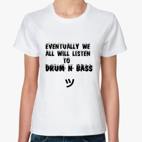 Классическая футболка drum and bass