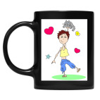 Кружка цветная UV-DTF