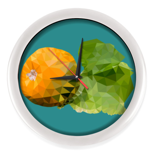 Настенные часы Geometric pumpkin