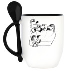 Кружка с ложкой