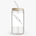 Банка с бамбуковой крышкой