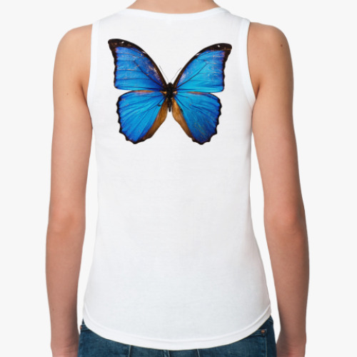 Женская майка с принтом бабочка