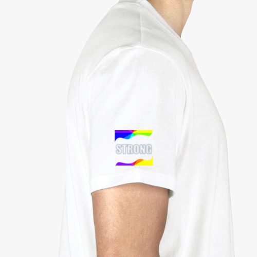 Детская футболка с принтом Сильный текст