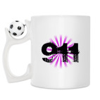 Кружка с футбольным мячиком