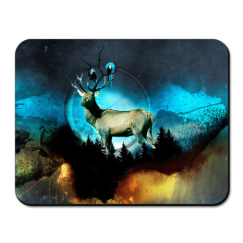 Коврик для мыши Олень