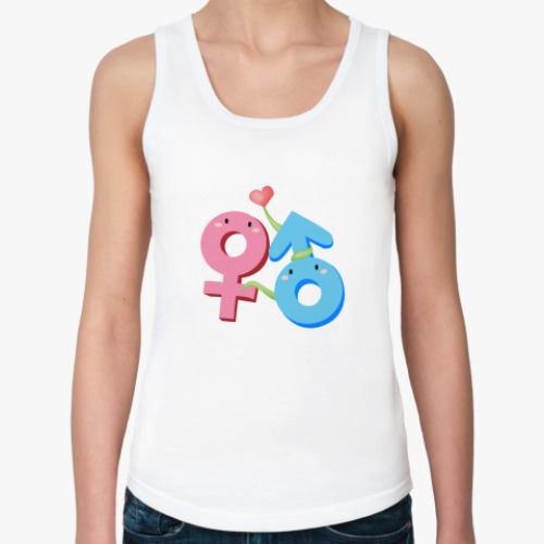 Женская майка с принтом love