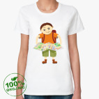 Женская футболка органик