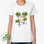 Женская футболка органик