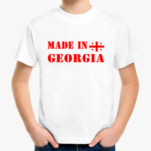 Детская футболка Made in Georgia