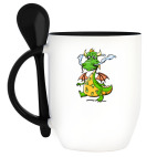 Кружка с ложкой