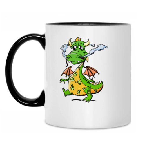 Кружка с принтом  Дракончик