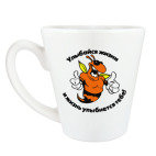 Кружка латте (360 мл) Улыбайся жизни