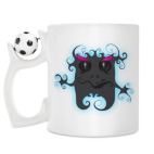 Кружка с футбольным мячиком