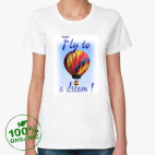 Женская футболка органик