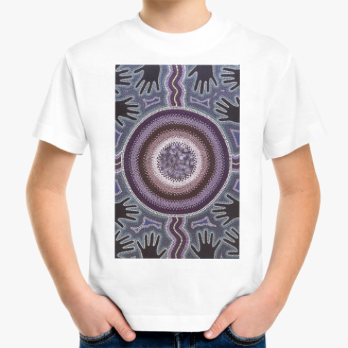 Детская футболка с принтом Душа ребёнка