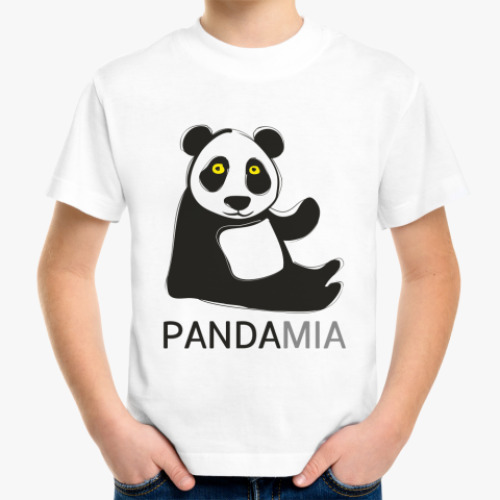 Детская футболка 'Панда'
