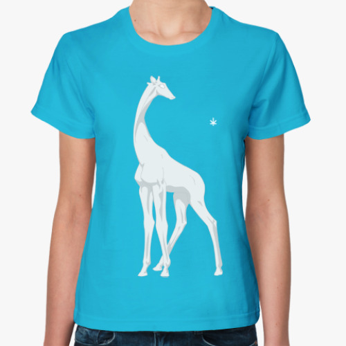 Женская футболка Царственный жираф