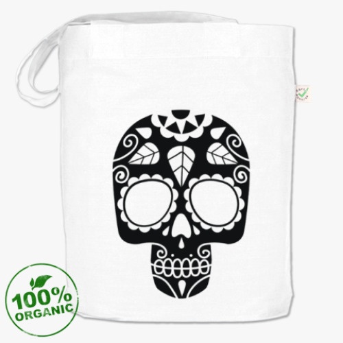 Сумка шоппер с принтом Мексиканский череп