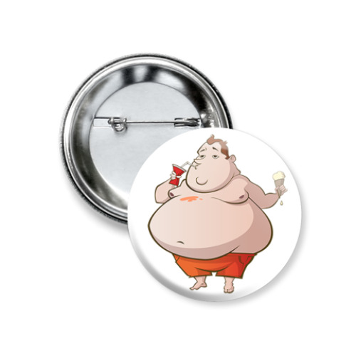 Значок 37мм Fat boy
