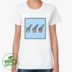 Женская футболка органик