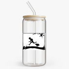 Банка с бамбуковой крышкой