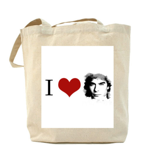 Сумка шоппер с принтом The Vampire Diaries