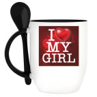 Кружка с ложкой