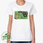 Женская футболка органик