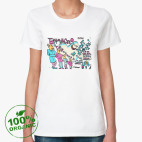 Женская футболка органик