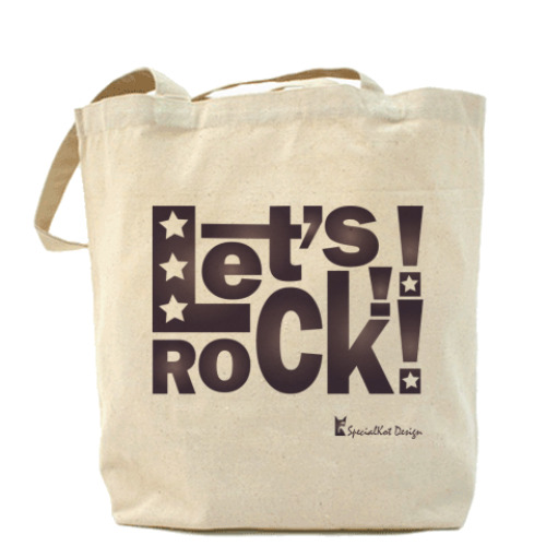 Сумка шоппер Let's Rock !