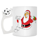 Кружка с футбольным мячиком